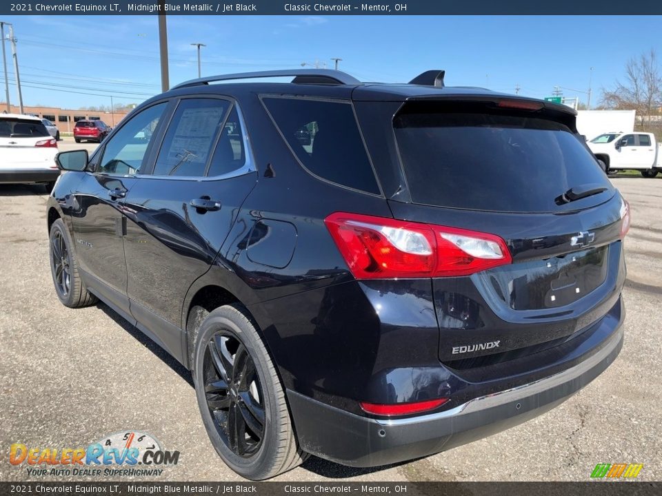 2021 Chevrolet Equinox LT Midnight Blue Metallic / Jet Black Photo #4