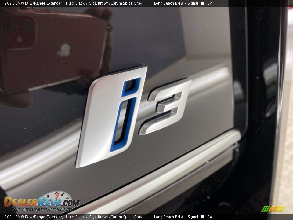 2021 BMW i3 w/Range Extender Fluid Black / Giga Brown/Carum Spice Gray Photo #8