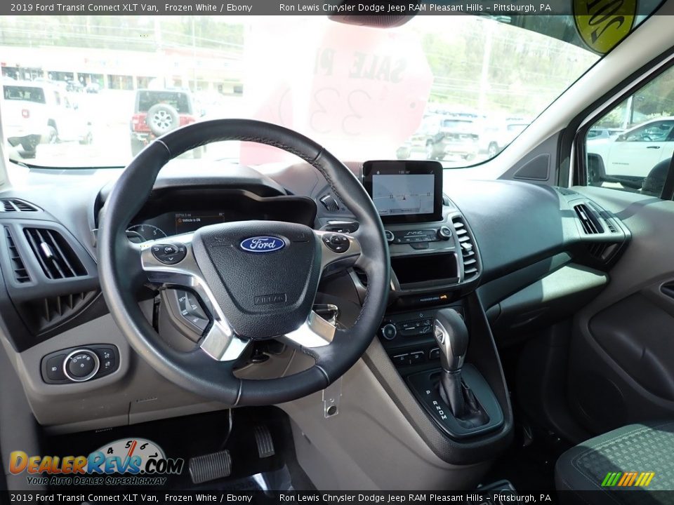 2019 Ford Transit Connect XLT Van Frozen White / Ebony Photo #12