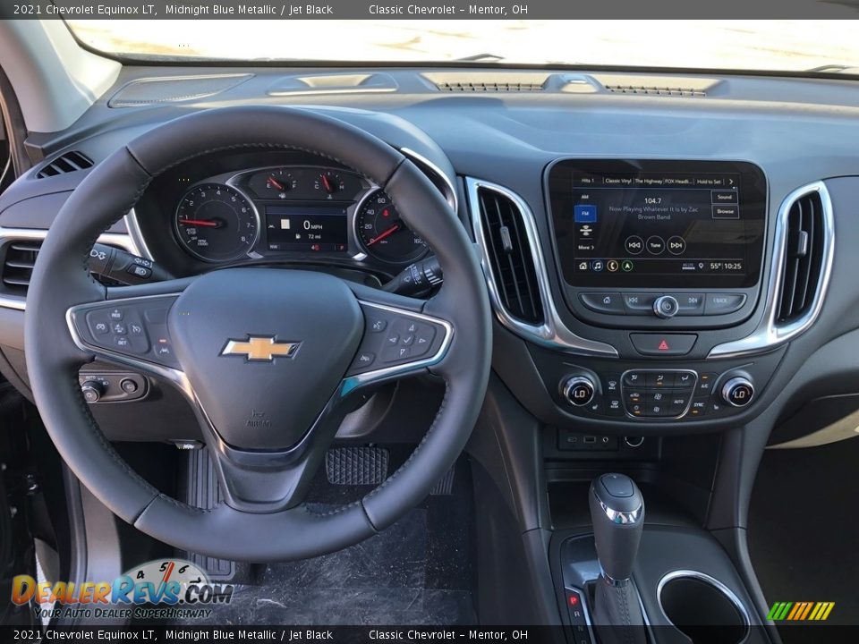 2021 Chevrolet Equinox LT Midnight Blue Metallic / Jet Black Photo #6