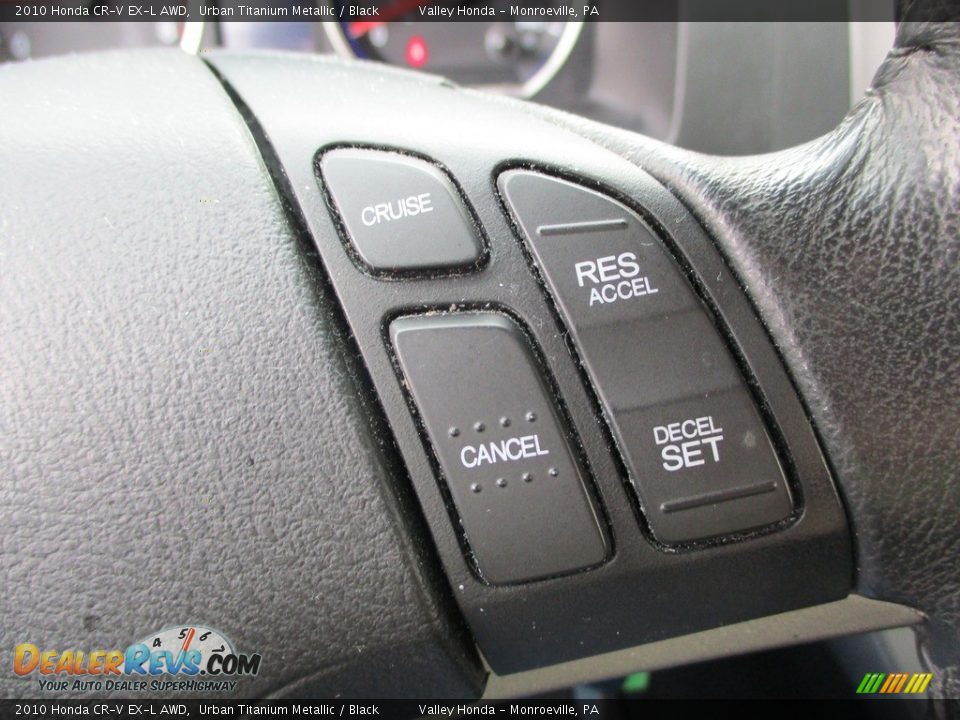 2010 Honda CR-V EX-L AWD Urban Titanium Metallic / Black Photo #15