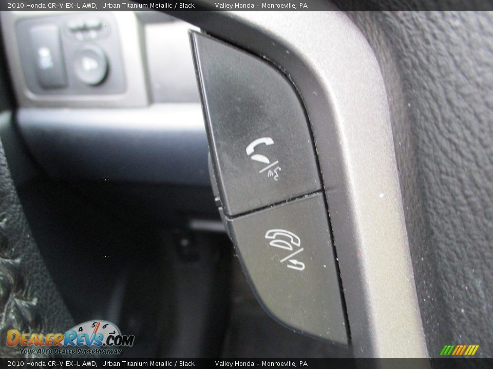 2010 Honda CR-V EX-L AWD Urban Titanium Metallic / Black Photo #16