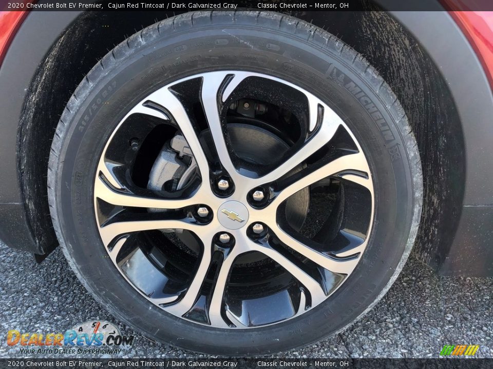 2020 Chevrolet Bolt EV Premier Cajun Red Tintcoat / Dark Galvanized Gray Photo #8