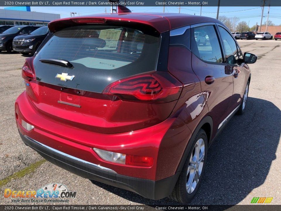 2020 Chevrolet Bolt EV LT Cajun Red Tintcoat / Dark Galvanized/­Sky Cool Gray Photo #3