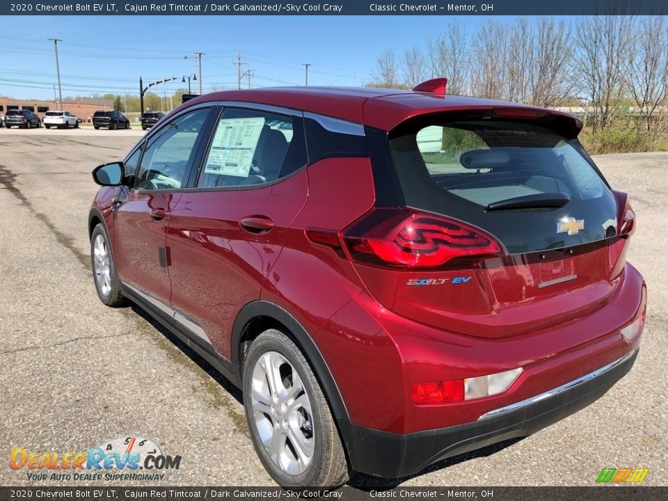 2020 Chevrolet Bolt EV LT Cajun Red Tintcoat / Dark Galvanized/­Sky Cool Gray Photo #4