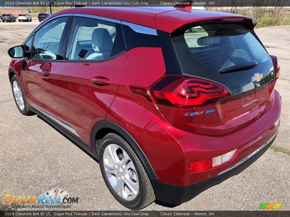 2020 Chevrolet Bolt EV LT Cajun Red Tintcoat / Dark Galvanized/­Sky Cool Gray Photo #4