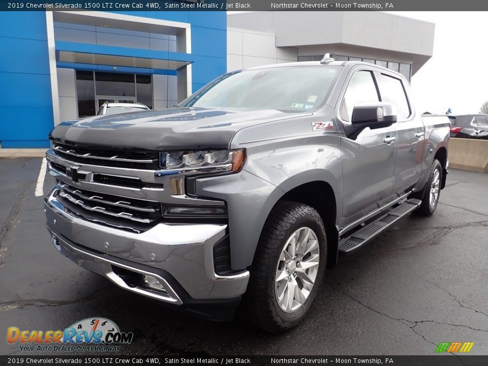 2019 Chevrolet Silverado 1500 LTZ Crew Cab 4WD Satin Steel Metallic / Jet Black Photo #2