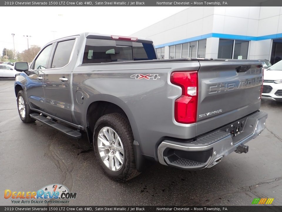 2019 Chevrolet Silverado 1500 LTZ Crew Cab 4WD Satin Steel Metallic / Jet Black Photo #4