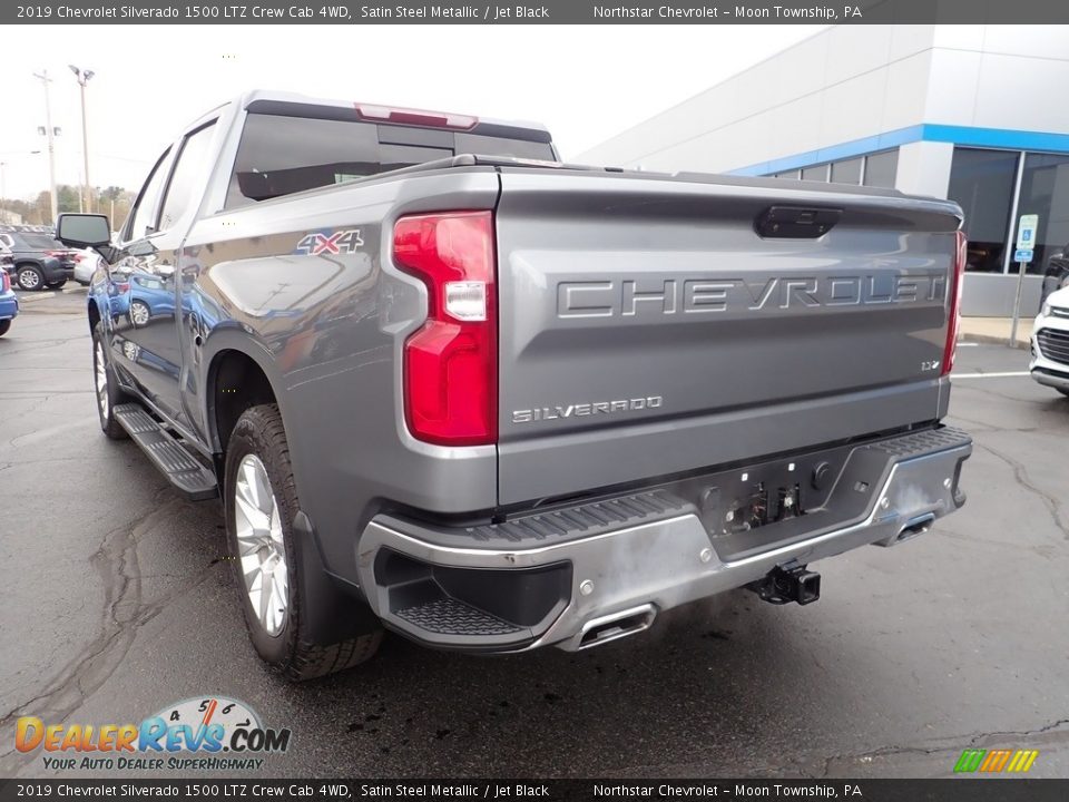 2019 Chevrolet Silverado 1500 LTZ Crew Cab 4WD Satin Steel Metallic / Jet Black Photo #5