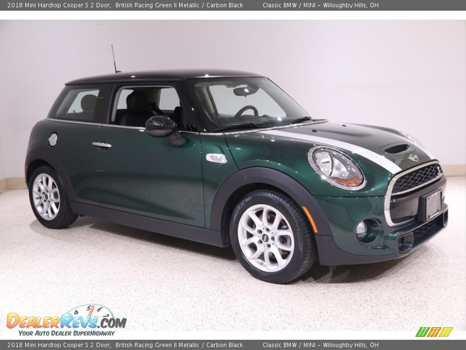 2018 Mini Hardtop Cooper S 2 Door British Racing Green II Metallic / Carbon Black Photo #1