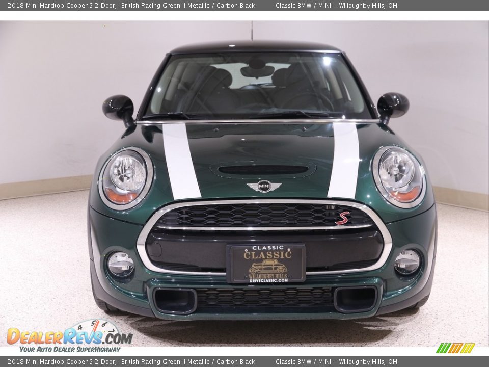 2018 Mini Hardtop Cooper S 2 Door British Racing Green II Metallic / Carbon Black Photo #2