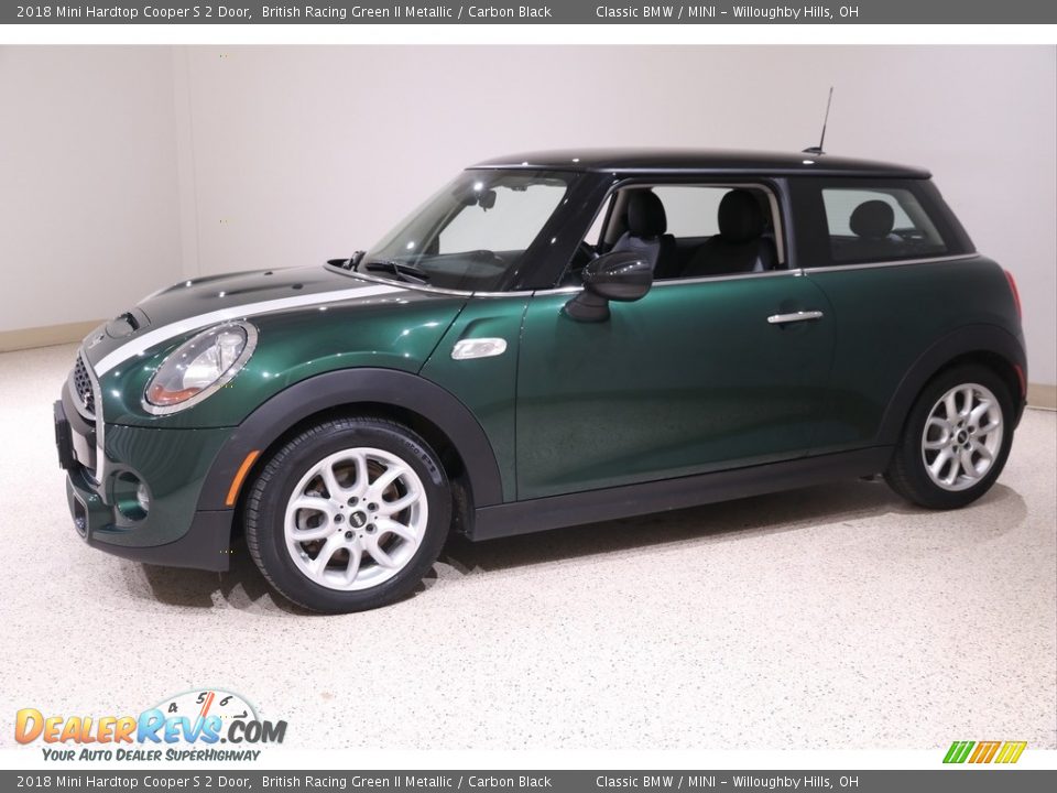 2018 Mini Hardtop Cooper S 2 Door British Racing Green II Metallic / Carbon Black Photo #3