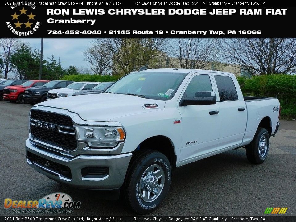 2021 Ram 2500 Tradesman Crew Cab 4x4 Bright White / Black Photo #1