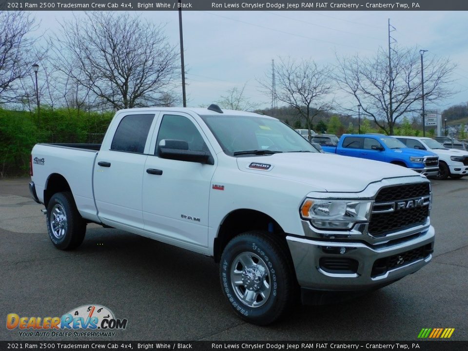 2021 Ram 2500 Tradesman Crew Cab 4x4 Bright White / Black Photo #3