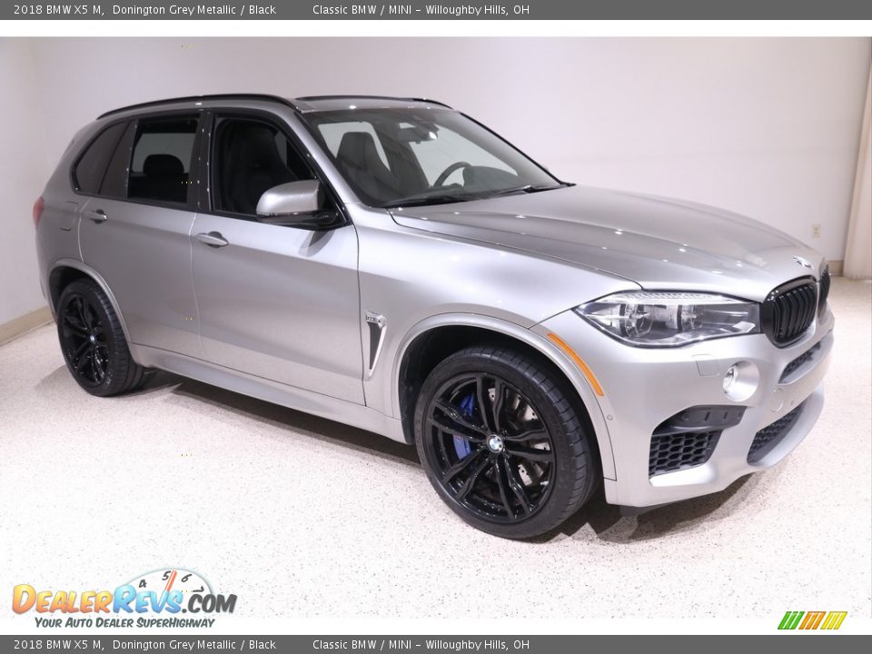 2018 BMW X5 M Donington Grey Metallic / Black Photo #1