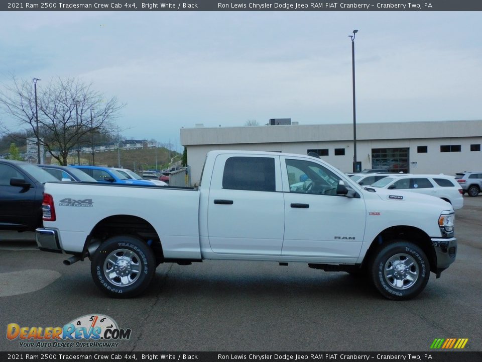 2021 Ram 2500 Tradesman Crew Cab 4x4 Bright White / Black Photo #4