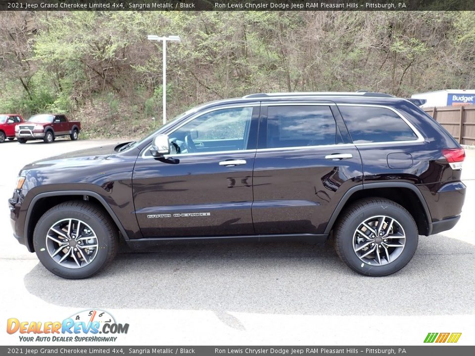 2021 Jeep Grand Cherokee Limited 4x4 Sangria Metallic / Black Photo #2