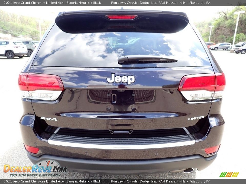 2021 Jeep Grand Cherokee Limited 4x4 Sangria Metallic / Black Photo #4