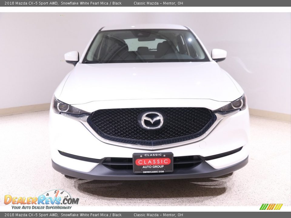 2018 Mazda CX-5 Sport AWD Snowflake White Pearl Mica / Black Photo #2