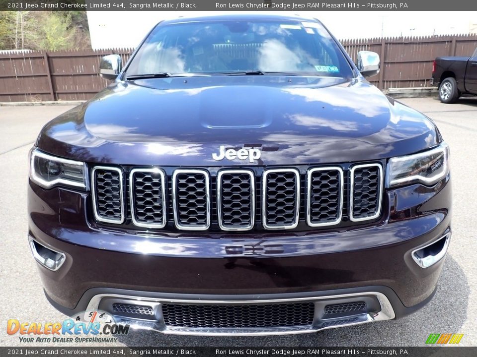 2021 Jeep Grand Cherokee Limited 4x4 Sangria Metallic / Black Photo #9