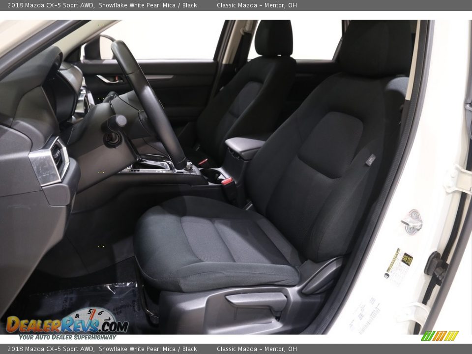 2018 Mazda CX-5 Sport AWD Snowflake White Pearl Mica / Black Photo #5