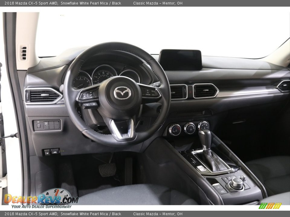 2018 Mazda CX-5 Sport AWD Snowflake White Pearl Mica / Black Photo #6