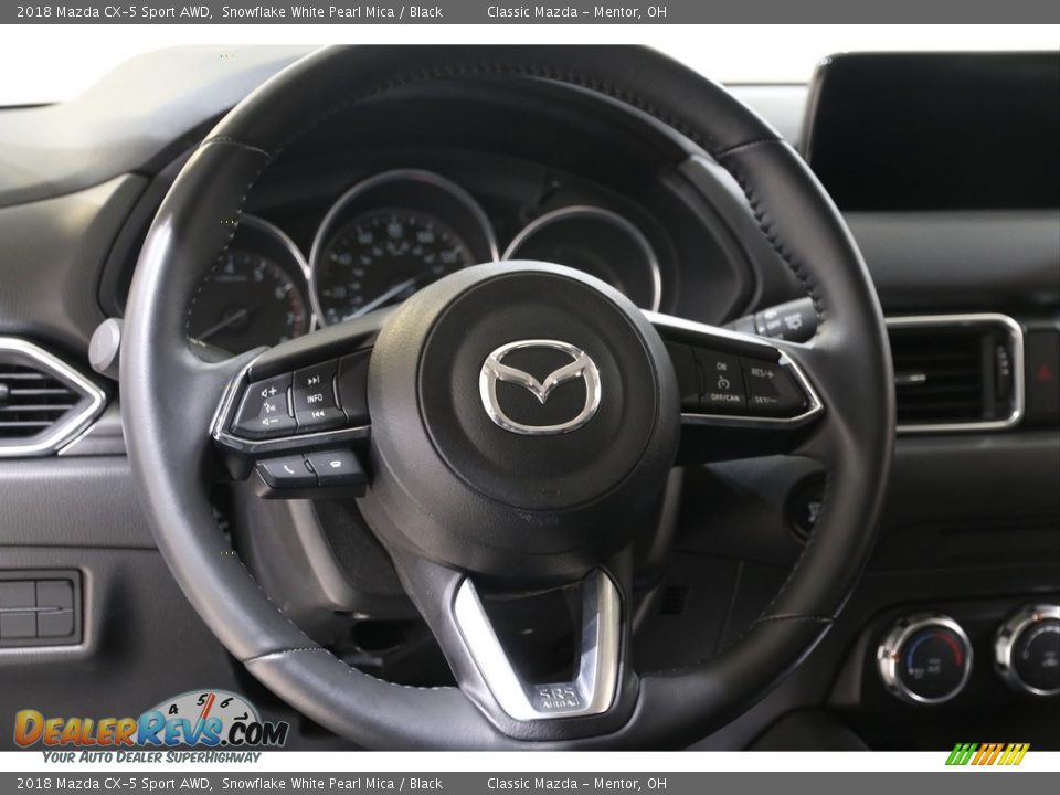 2018 Mazda CX-5 Sport AWD Snowflake White Pearl Mica / Black Photo #7