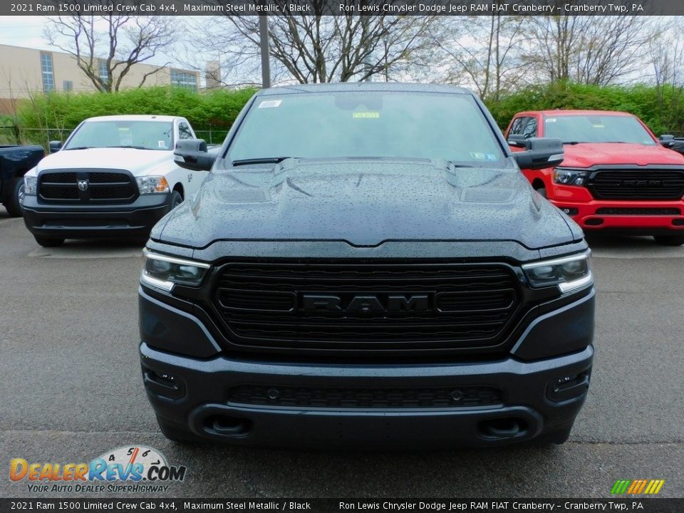 2021 Ram 1500 Limited Crew Cab 4x4 Maximum Steel Metallic / Black Photo #2