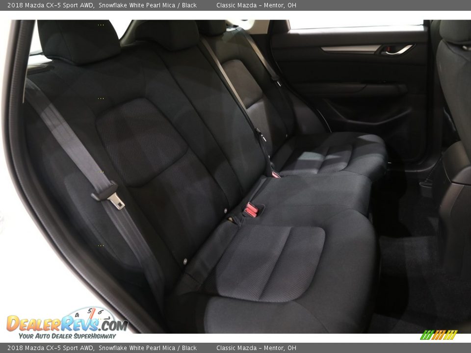 2018 Mazda CX-5 Sport AWD Snowflake White Pearl Mica / Black Photo #14