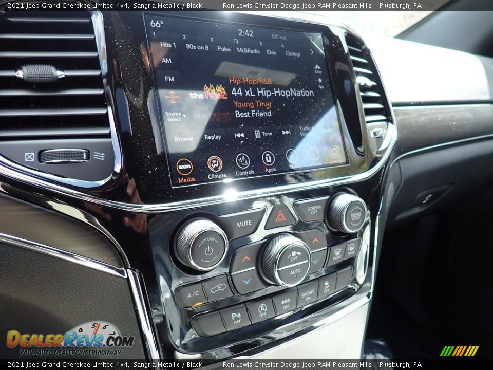 2021 Jeep Grand Cherokee Limited 4x4 Sangria Metallic / Black Photo #20