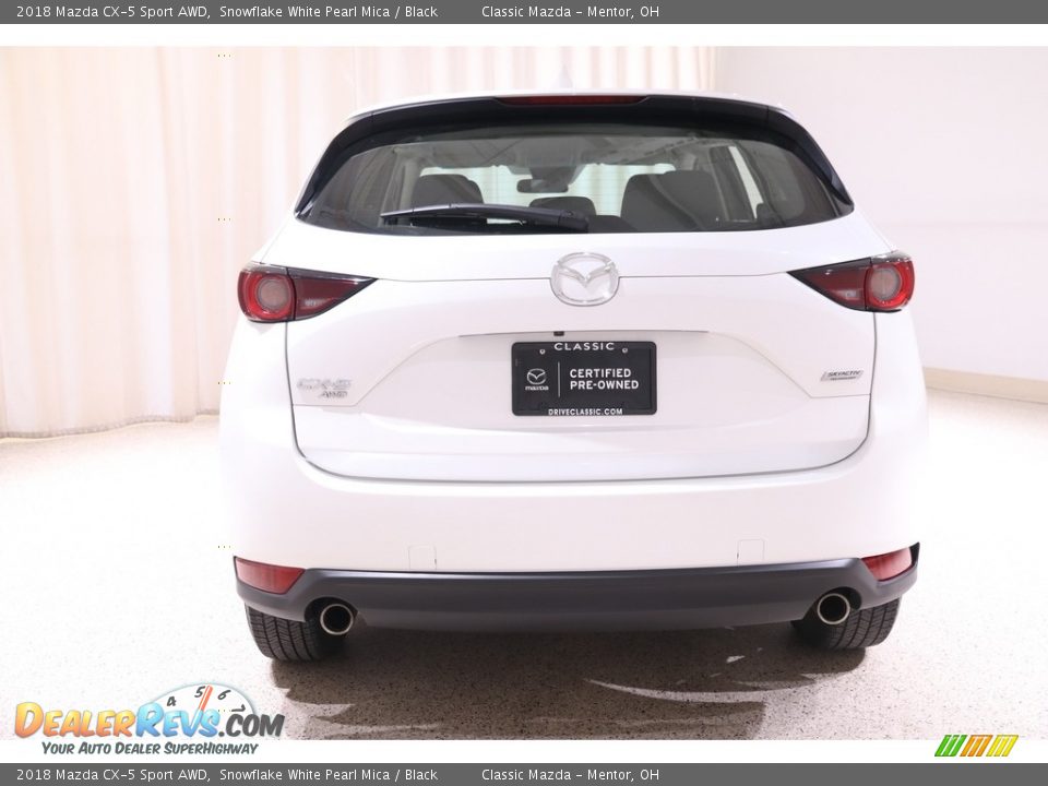 2018 Mazda CX-5 Sport AWD Snowflake White Pearl Mica / Black Photo #16