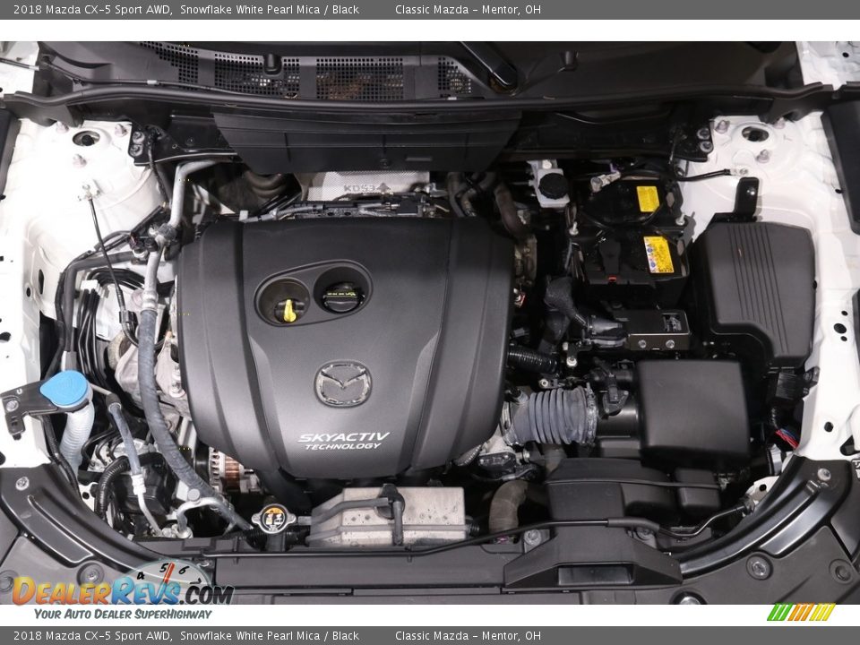 2018 Mazda CX-5 Sport AWD Snowflake White Pearl Mica / Black Photo #17