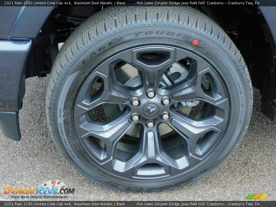 2021 Ram 1500 Limited Crew Cab 4x4 Maximum Steel Metallic / Black Photo #10