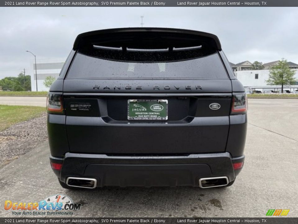 2021 Land Rover Range Rover Sport Autobiography SVO Premium Palette Black / Ebony Photo #4