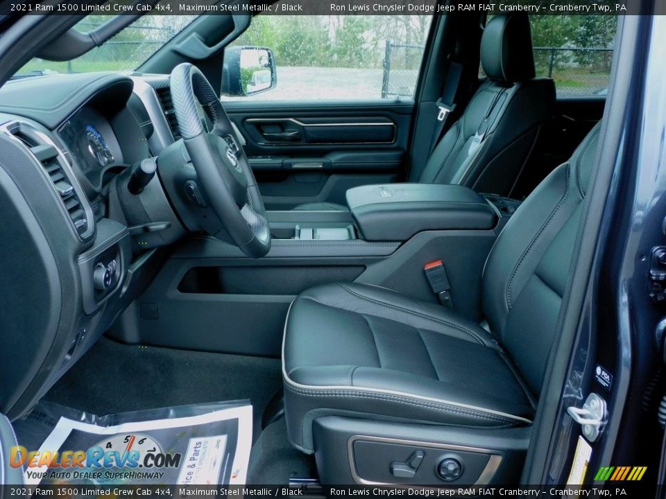 2021 Ram 1500 Limited Crew Cab 4x4 Maximum Steel Metallic / Black Photo #11