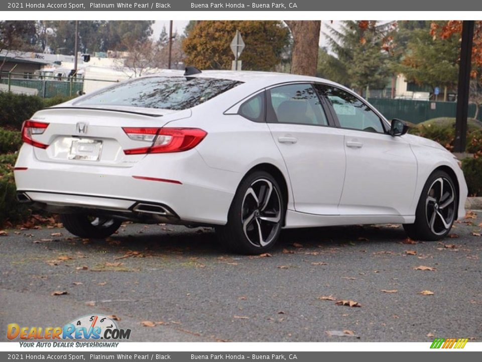 2021 Honda Accord Sport Platinum White Pearl / Black Photo #5