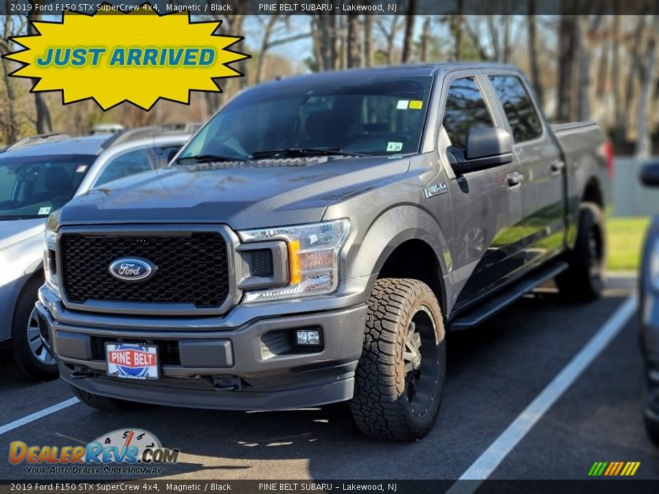 2019 Ford F150 STX SuperCrew 4x4 Magnetic / Black Photo #1