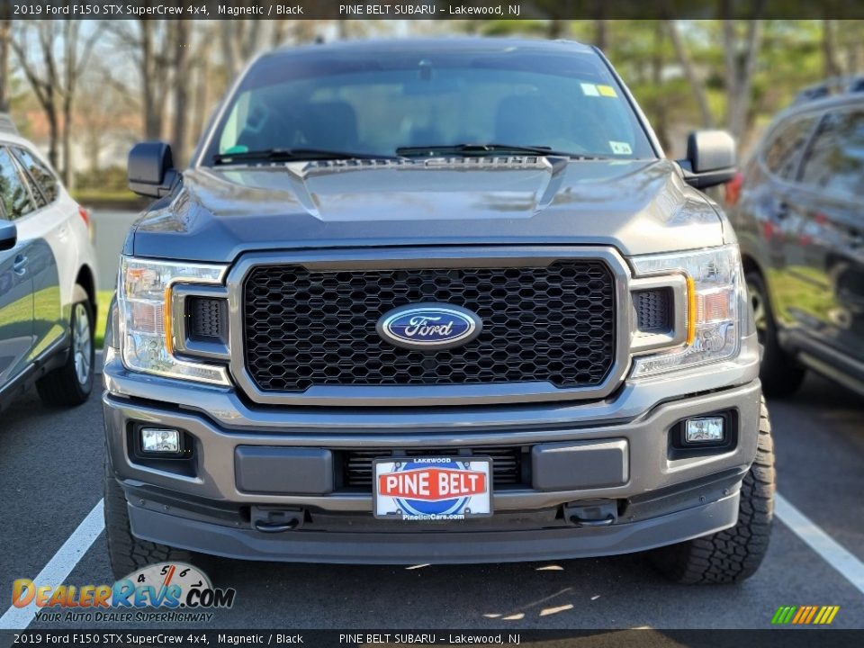 2019 Ford F150 STX SuperCrew 4x4 Magnetic / Black Photo #2