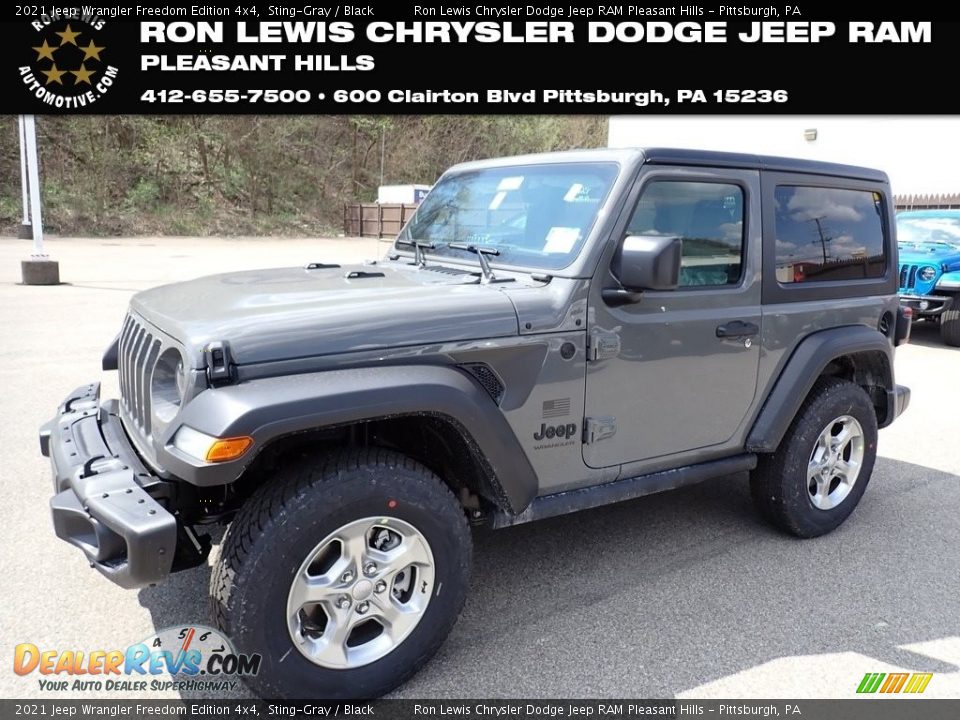 2021 Jeep Wrangler Freedom Edition 4x4 Sting-Gray / Black Photo #1