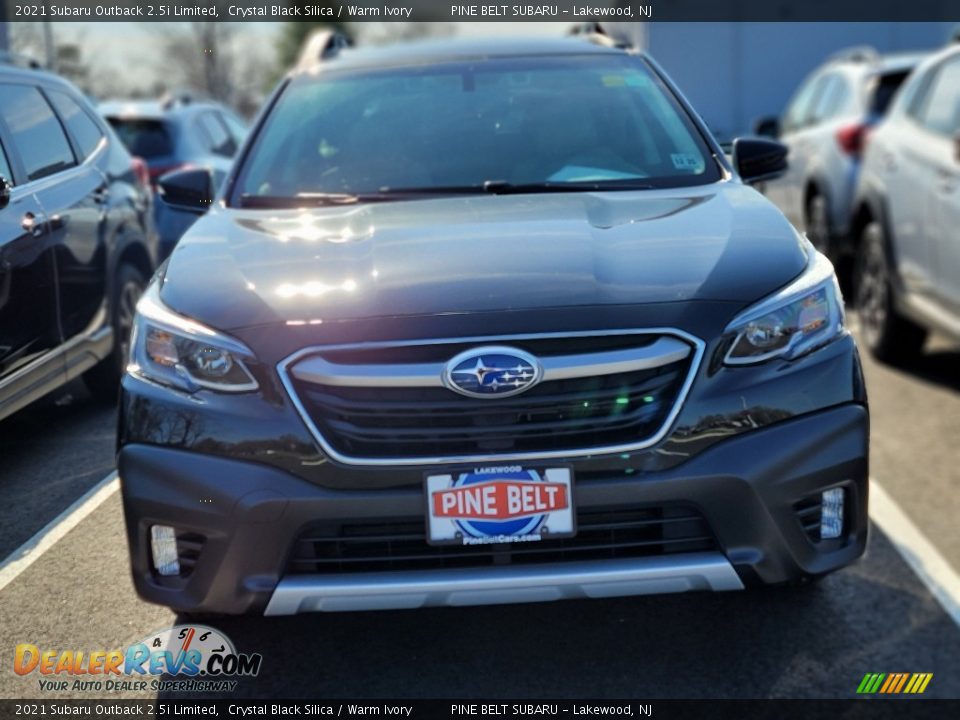 2021 Subaru Outback 2.5i Limited Crystal Black Silica / Warm Ivory Photo #2