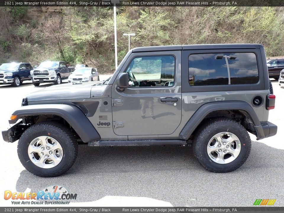 2021 Jeep Wrangler Freedom Edition 4x4 Sting-Gray / Black Photo #2