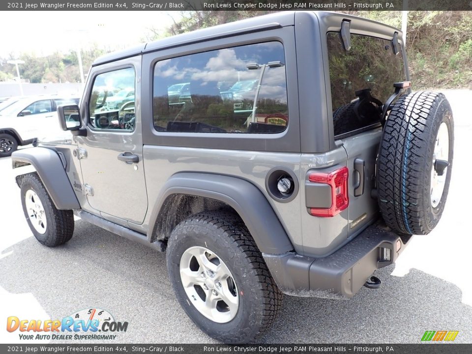 2021 Jeep Wrangler Freedom Edition 4x4 Sting-Gray / Black Photo #3