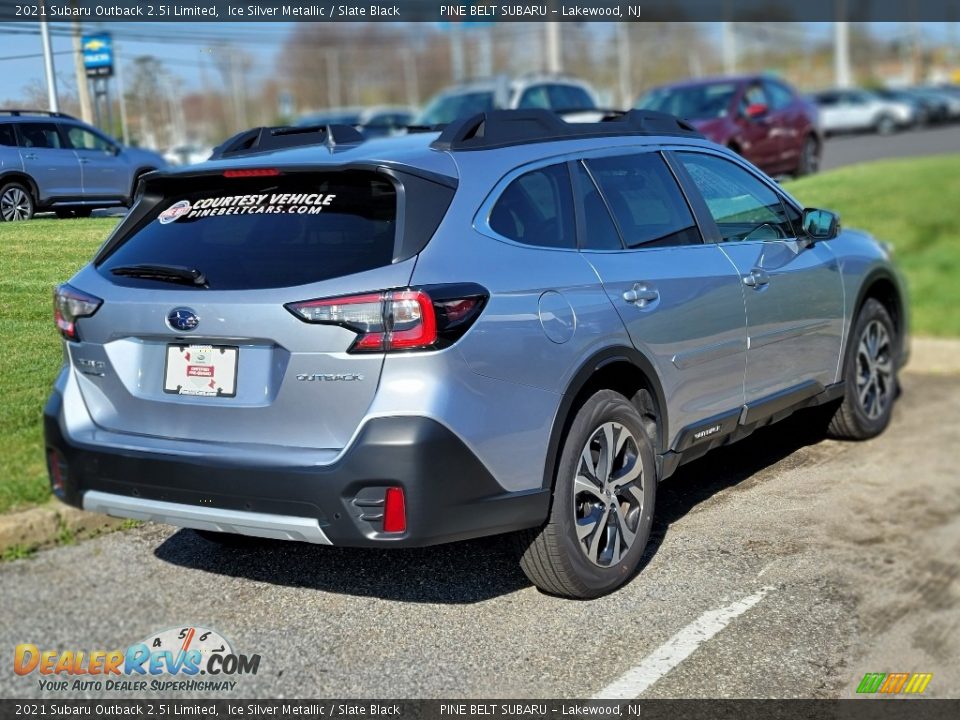 2021 Subaru Outback 2.5i Limited Ice Silver Metallic / Slate Black Photo #3