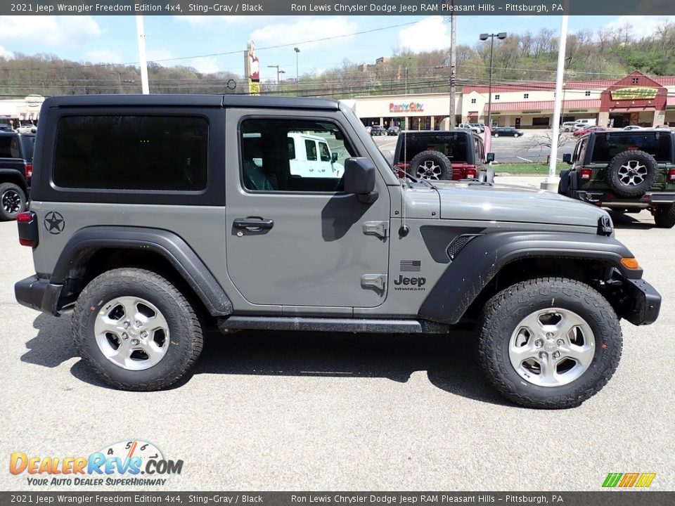 2021 Jeep Wrangler Freedom Edition 4x4 Sting-Gray / Black Photo #7