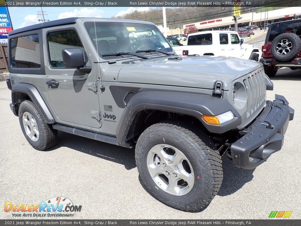 2021 Jeep Wrangler Freedom Edition 4x4 Sting-Gray / Black Photo #8