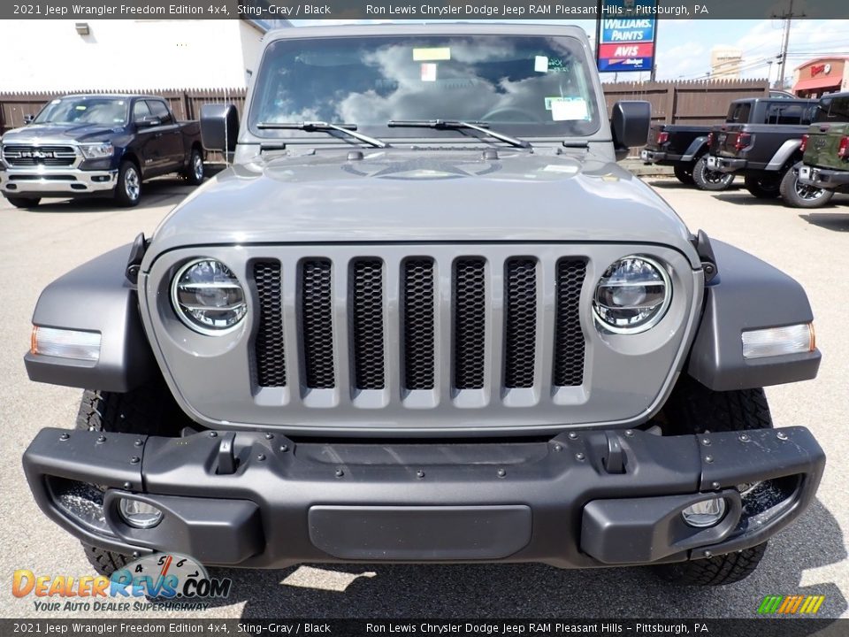 2021 Jeep Wrangler Freedom Edition 4x4 Sting-Gray / Black Photo #9