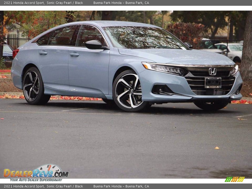 2021 Honda Accord Sport Sonic Gray Pearl / Black Photo #2