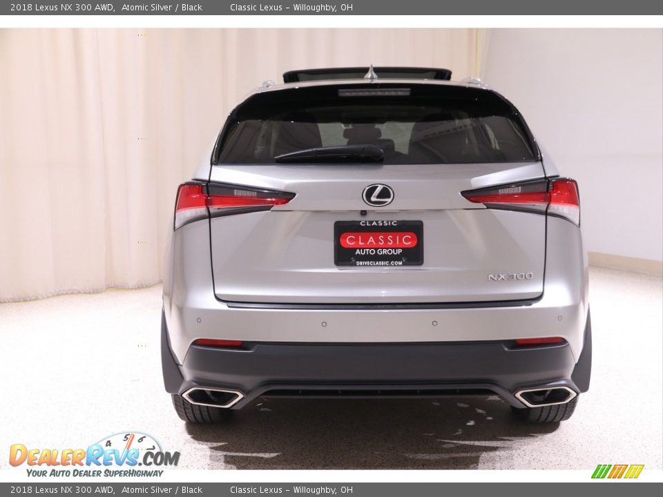 2018 Lexus NX 300 AWD Atomic Silver / Black Photo #19