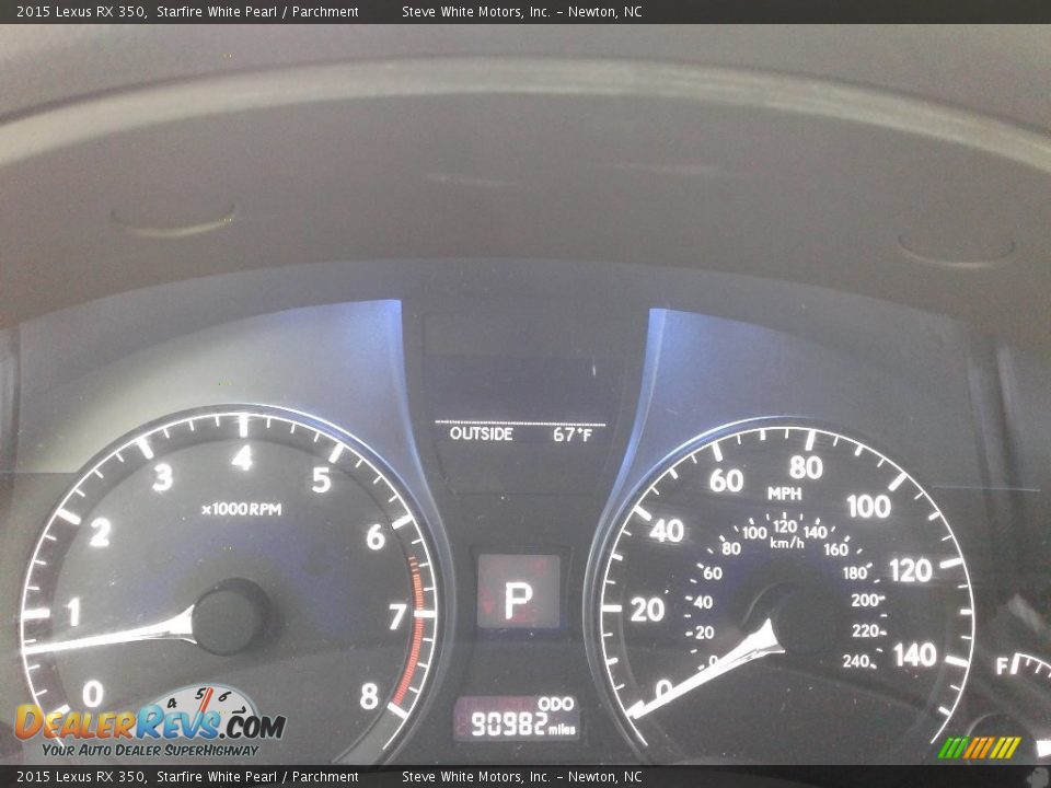 2015 Lexus RX 350 Gauges Photo #21