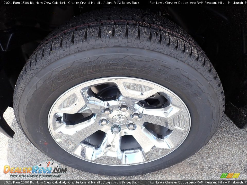 2021 Ram 1500 Big Horn Crew Cab 4x4 Granite Crystal Metallic / Light Frost Beige/Black Photo #9